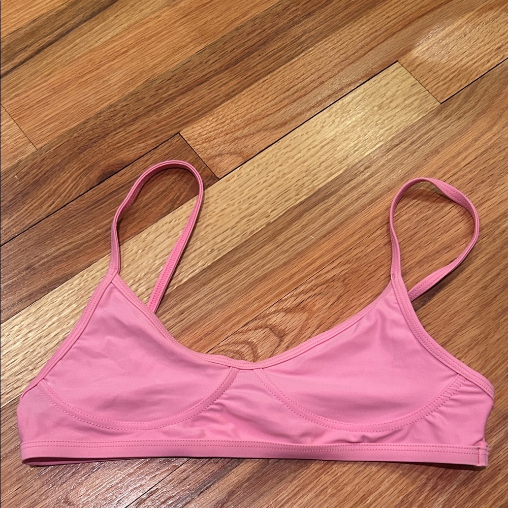 Elegant Pink Swim Bra for Women